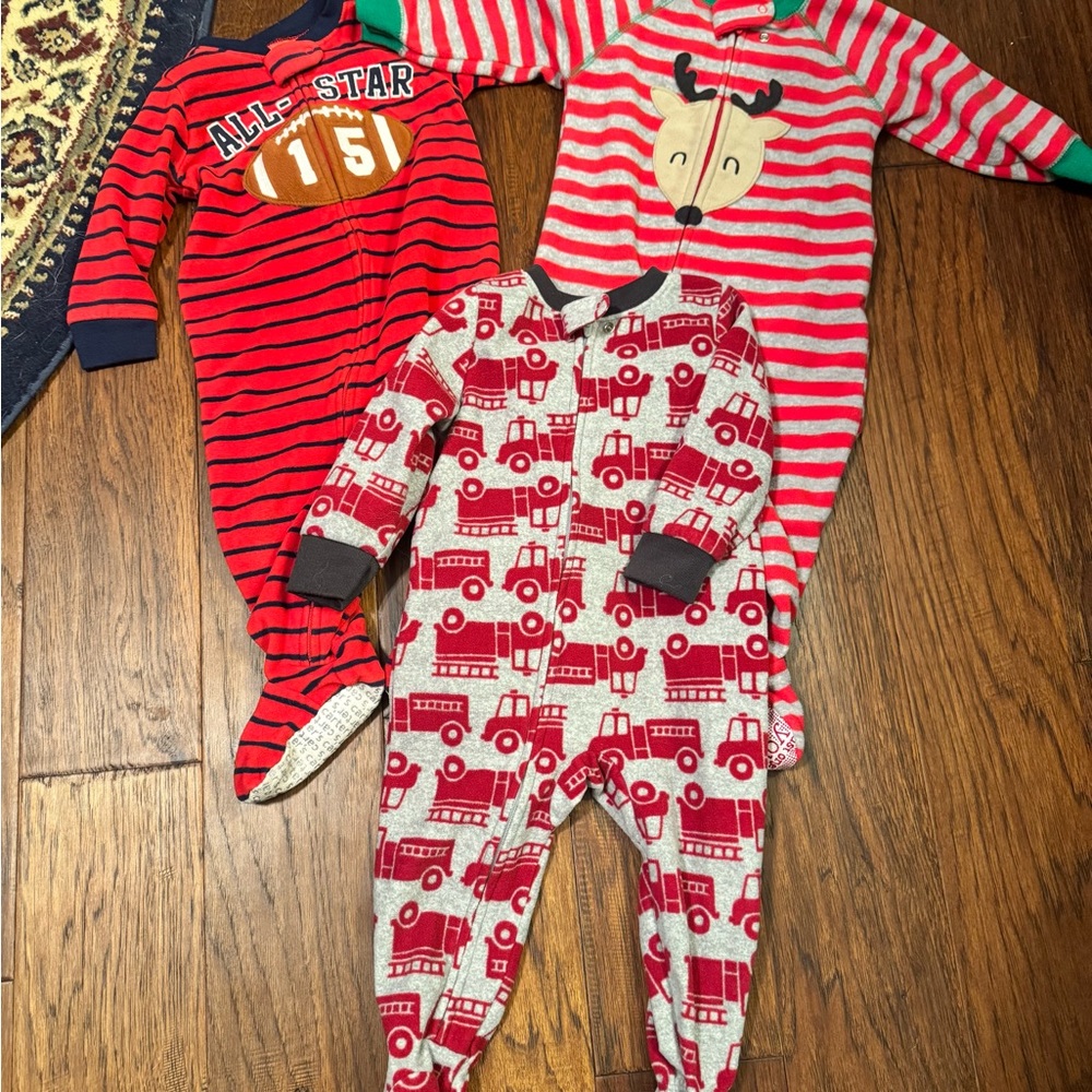 12m fleece Onesies